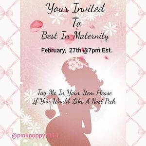 Come Join Me, Send Me Your Best! "Maternity" Must Be In Your Size Portion.